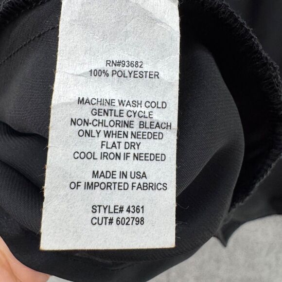 Forgotten Grace Nordstrom Skirt Womens L Black Midi Pencil Flounced Lined New - Picture 11 of 12